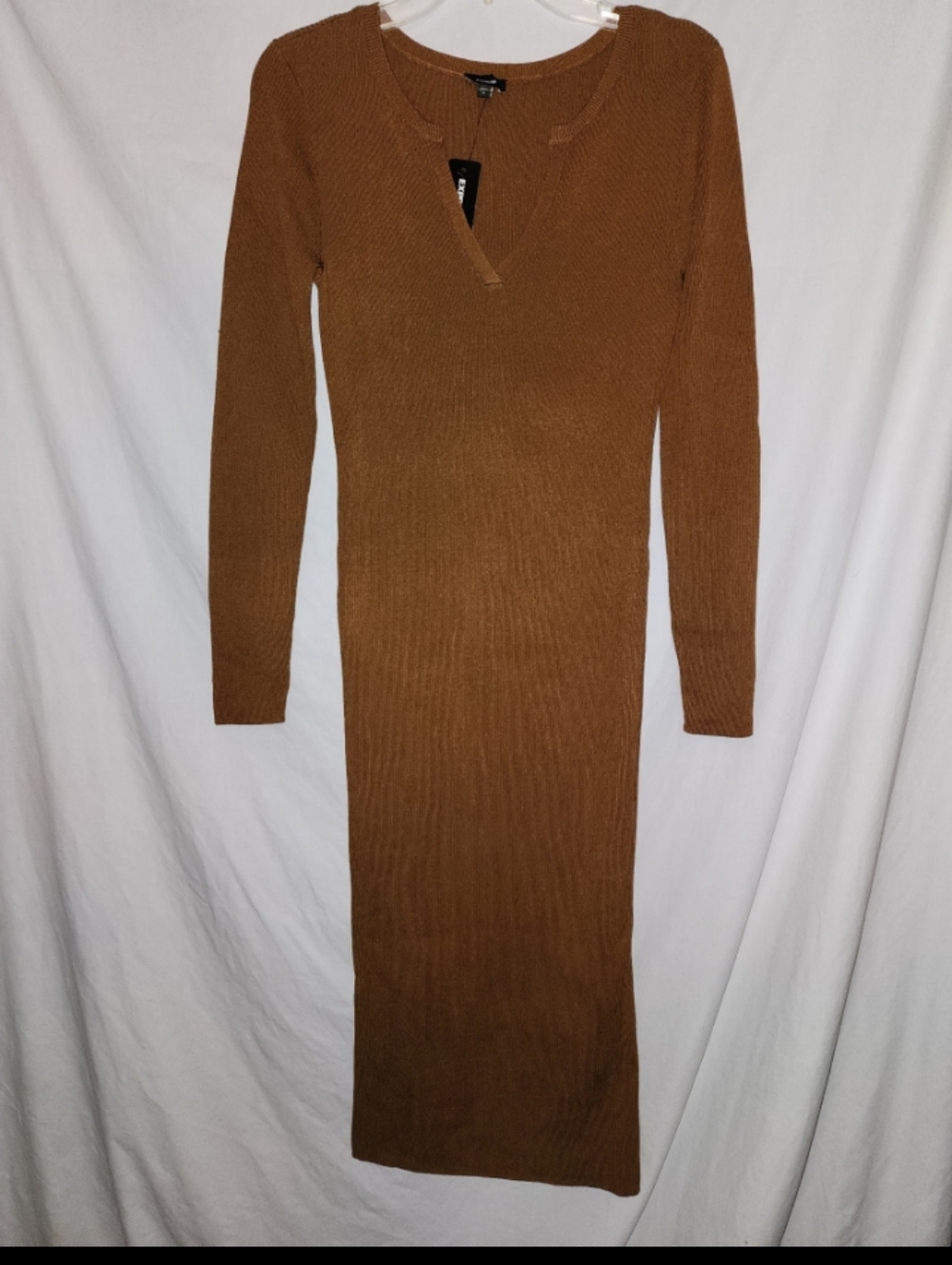 Express womens size medium brown sweater dress